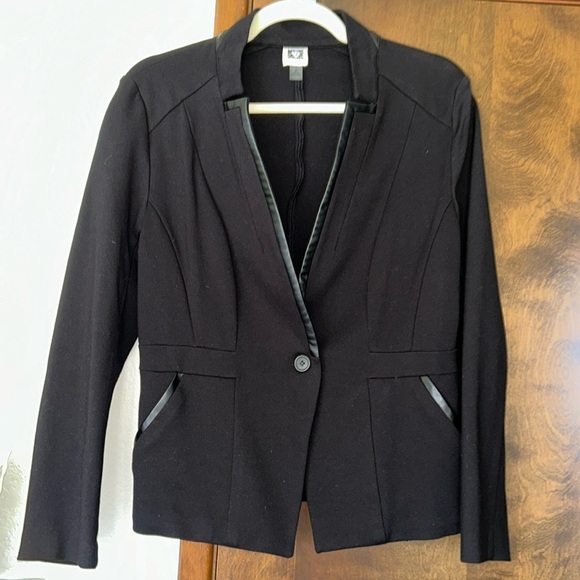 ANNE KLEIN BLACK BLAZER SIZE MEDIUM - Picture 1 of 12